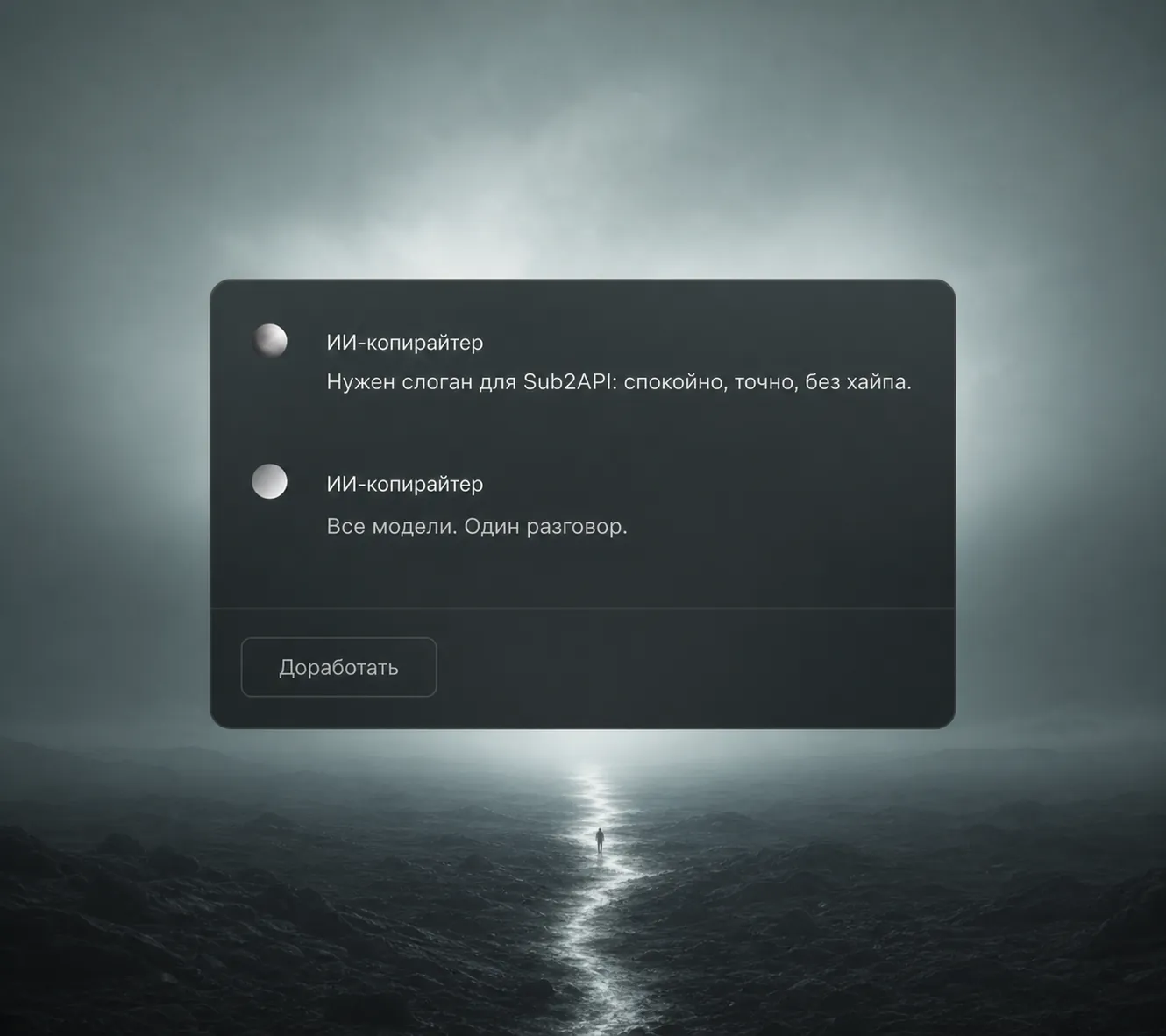 Диалог с ИИ-копирайтером